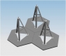 Modulares Aluminiumfundament (20m)