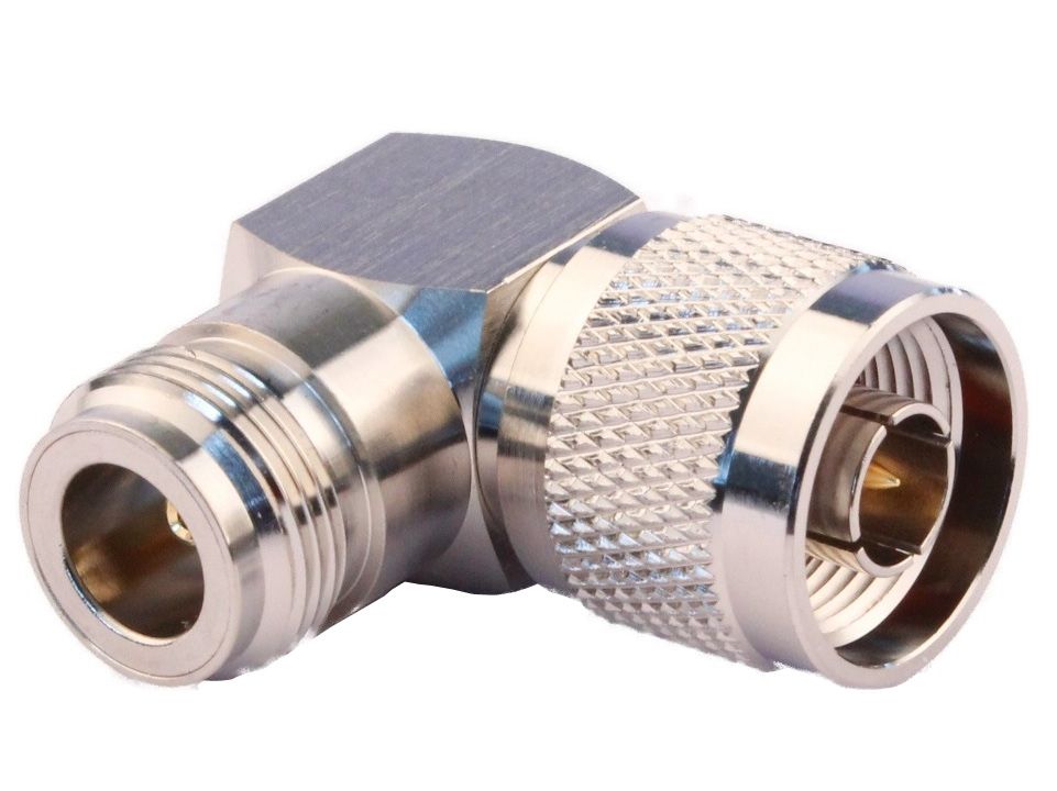 N Stecker auf N Buchse (Winkel) N Stecker auf N Buchse (Winkel)