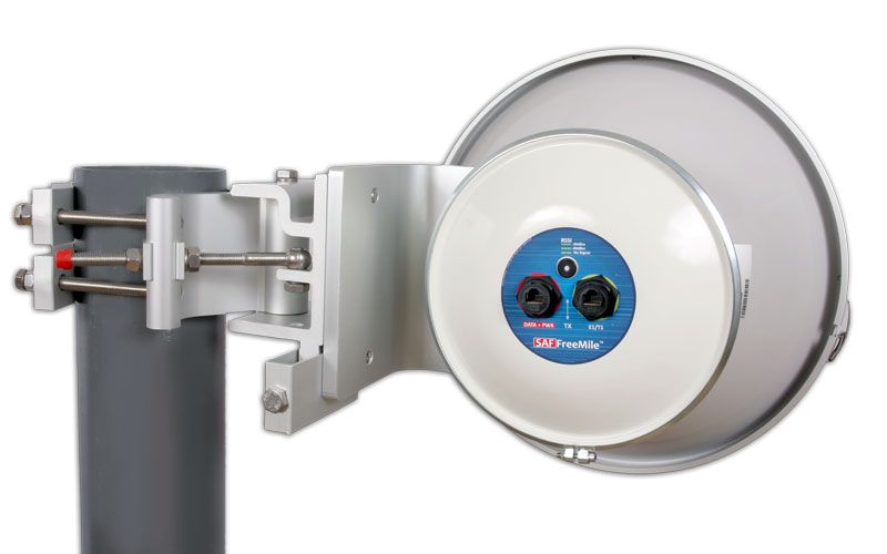 SAF Freemile, 100MBit Link 24GHz/60cm Antennen