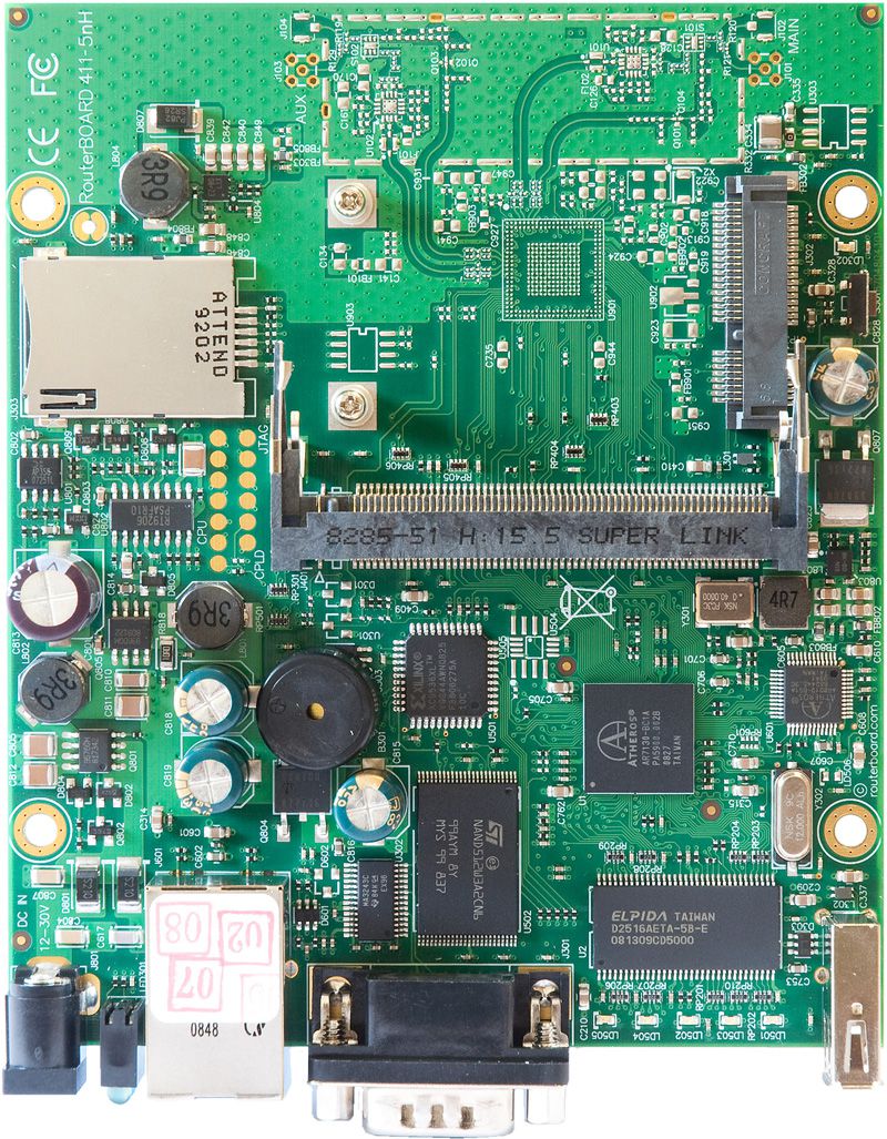 MikroTik RouterBOARD 411U (1 x LAN, 1 x miniPCI)