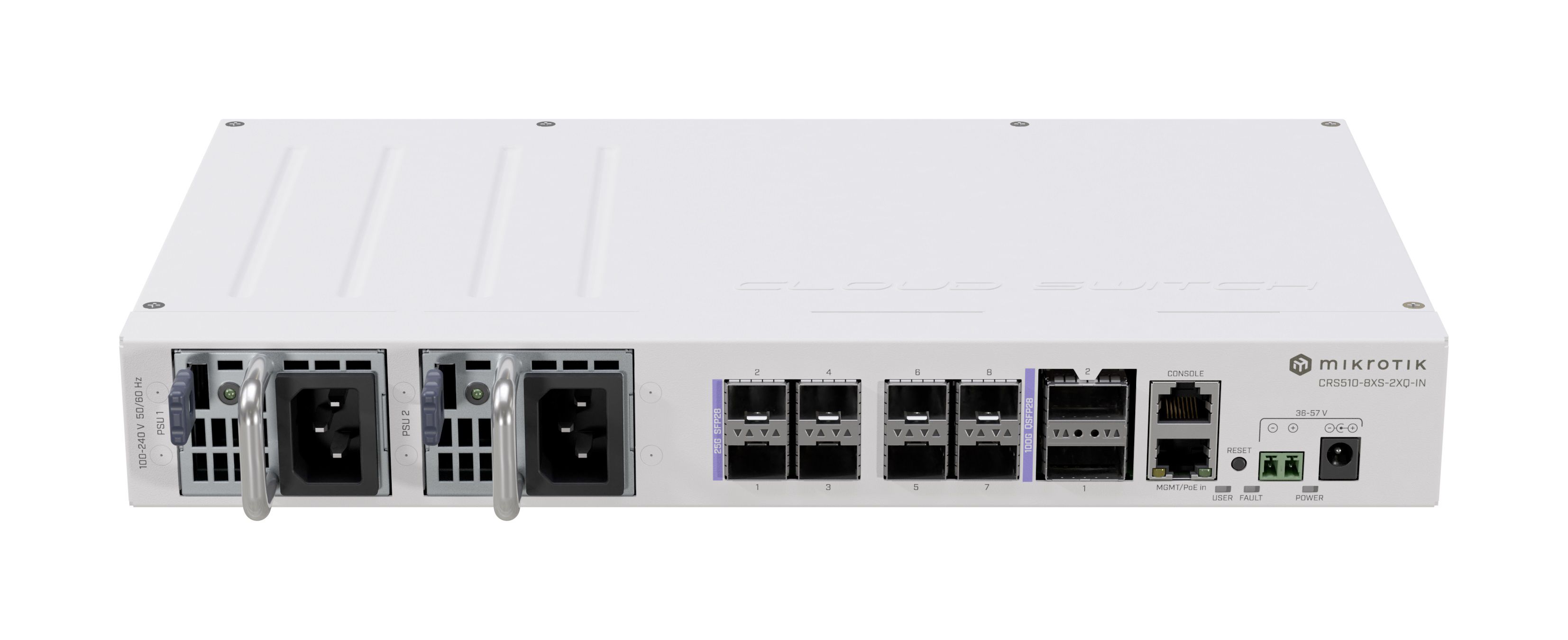 MikroTik 100G Switch (CRS510-8XS-2XQ-IN)