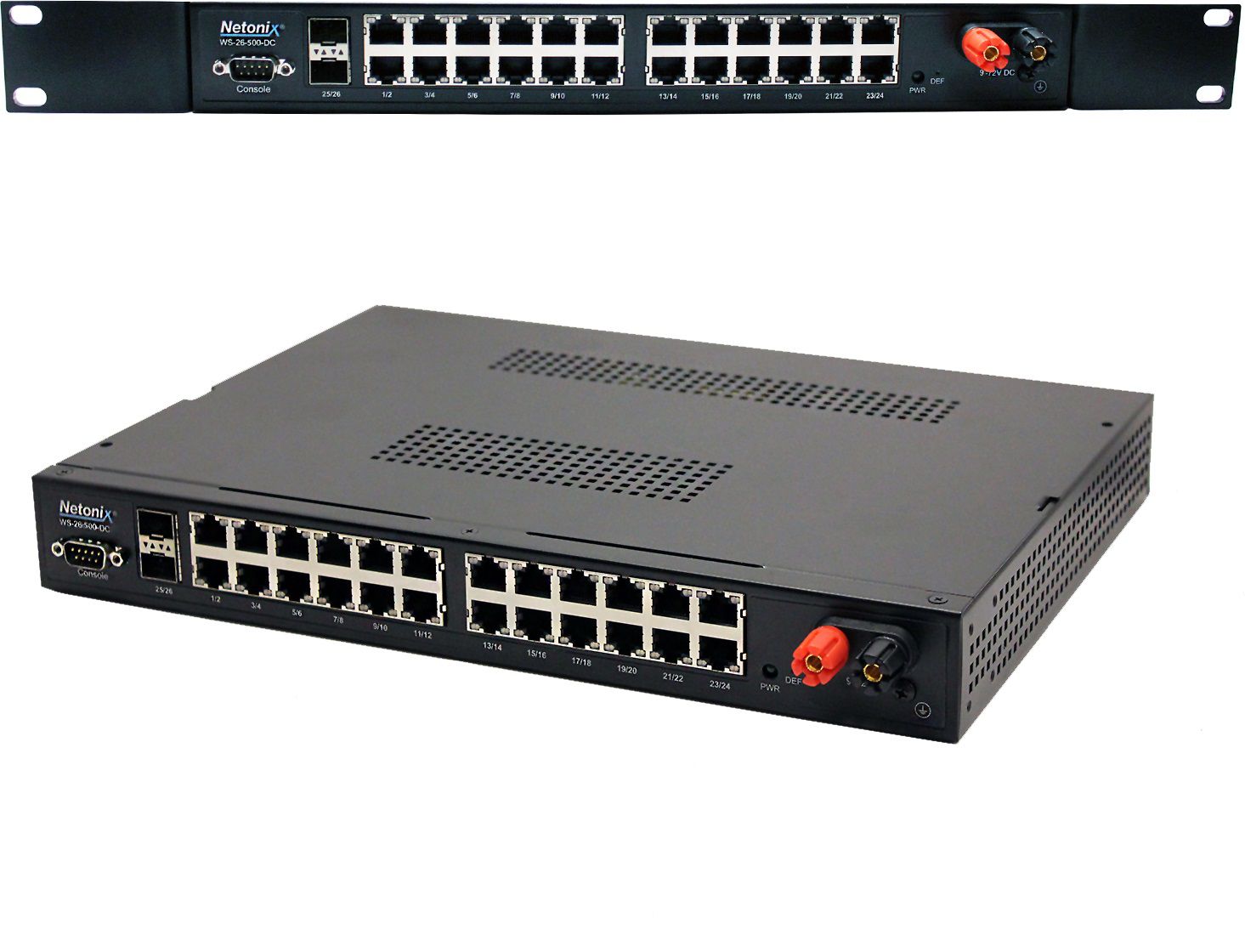 26 Port Managed PoE Switch, DC (WS-26-500-DC) 26 Port Managed PoE Switch, DC (WS-26-500-DC)